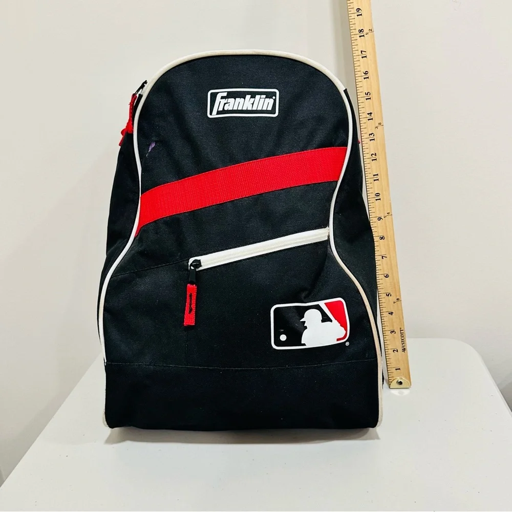 Franklin Sport Baseball Backpack Bat pack Equipment Bag Red‎ Black